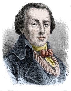 Jean-Antoine Roucher, poeta francese da Unknown artist