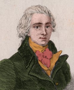 Jean-Pierre-Claris de Florian (1755-1794), drammaturgo, romanziere, poeta, favolista francese. Incisione del 1876 da Unknown artist