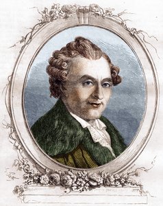 Jean Michel Sedaine, autore drammatico francese da Unknown artist