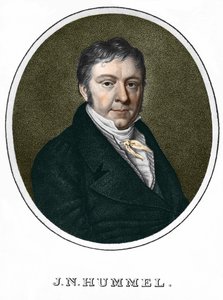 Jean Nepomucene (Jean-Nepomucene) Hummel (Johann Nepomuk Hummel) (1778-1837). Pianista e compositore austriaco da Unknown artist