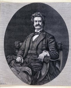 Johann II Strauss Jr., musicista austriaco da Unknown artist