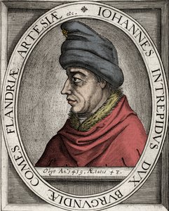 Giovanni Senza Paura - Ritratto di Giovanni Senza Paura, duca di Borgogna (Giovanni I di Borgogna) (1371-1419) - incisione del XVII secolo da Unknown artist