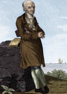 Joseph Jerome Lefrançois de Lalande, astronomo francese da Unknown artist