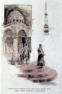 Ebraismo: i rotoli della Torah solitamente posti nell