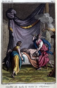 Judith taglia la testa di Holoferne. da Unknown Artist