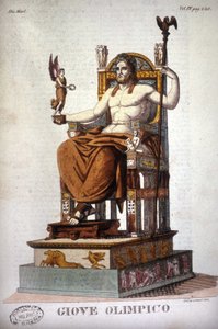 Giove (Zeus) - incisione