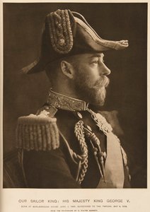 Re Giorgio V, 1903 circa da Unknown Artist