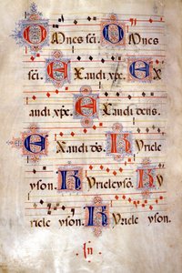 Kyrie del Coro di Crescenzago, fine XV secolo. Biblioteca di Sant