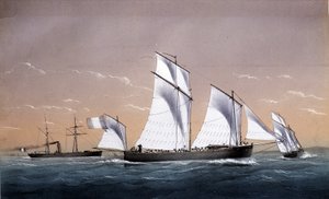 La flotta universale - in "Marines verso il 1850" da Unknown artist