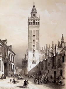 La Giralda, Siviglia, "Spagna Artistica e Monumentale dei famosi siti e monumenti di Spagna" di Don Genaro Perez de Villa da Unknown artist