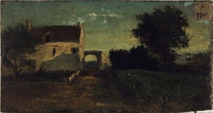 La porte de Clamart (), 1850 circa, tra il 1845 e il 1855 (olio su tavola)