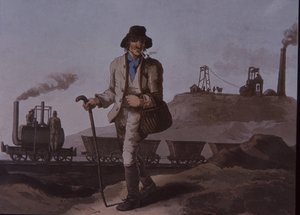 Lavoratore, prima rivoluzione industriale, inizio XIX secolo da Unknown artist