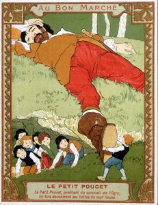 Le Petit Poucet toglie gli stivali delle sette leghe all