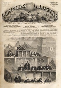 Corpo legislativo - sessione del 14 marzo 1861 - Pierre Jules Baroche (1802-1870) risponde a Jules Favre (1809-1880) - L