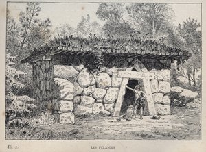 I Pelasgi - incisione del 1889 in 