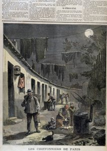 I raccoglitori di Parigi - in "Le Petite Journal" da Unknown artist