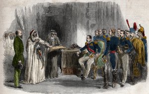 Liberazione di Abd-el-Kader da parte di Napoleone III dal castello di Amboise da Unknown artist