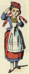 Cappuccetto Rosso. Illustrazione del racconto "Cappuccetto Rosso" di Charles Perrault