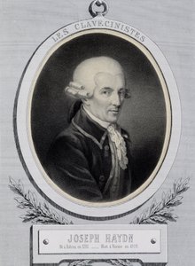 Medaglione ritratto del musicista Franz Joseph Haydn (1732-1809) da Unknown artist