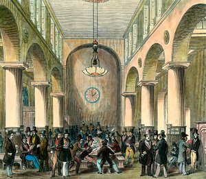 Borsa di Londra: Borsa di Londra nel XIX secolo da Unknown artist