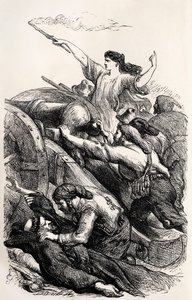 Lord Byron - illustrazione di una scena dal poema 