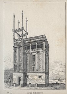 Casa Fenicia - Esposizione Universale, Parigi da Unknown artist
