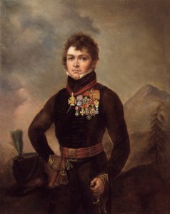 Maggiore Sir John Scott Lillie, 7° Cacadores, Esercito Portoghese, circa 1820 da Unknown