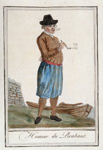 Uomo del Brabante (Belgio) da Unknown artist