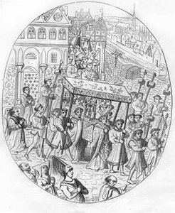 Marcia di una corporazione di gioiellieri nel XV secolo da Unknown artist