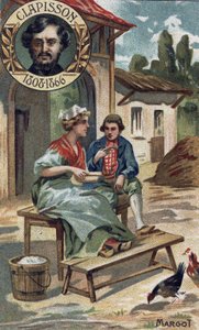 Margot opera comica del 1857 di Antoine Louis Clapisson. Chromo della fine del XIX secolo. da Unknown artist