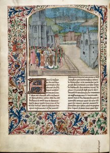 Matrimonio di Edoardo II con Isabella di Francia da Unknown artist