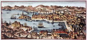 Marsiglia nel 1680 - B.N. da Unknown artist