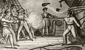 Massacro del Capitano Skinner da Unknown artist