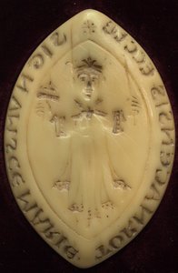 Matrice del sigillo del capitolo di Tournai. Usato dal XII secolo. Con l