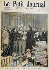 Mme Faure al vivaio Fourcade - in "Le Petite Journal" del 05/04/1896 da Unknown artist