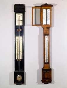 Modello di barometri a mercurio del XIX secolo. da Unknown artist