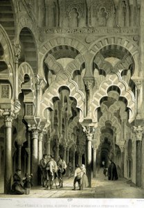 Cappella mozarabica nella Cattedrale di Cordoba (antica moschea) - in "Spagna artistica e monumentale dei siti e monumenti famosi della Spagna" di Don Genaro Perez de Villa da Unknown artist