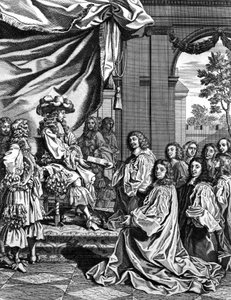 Magistrati municipali presentano al re di Francia Luigi XIV la descrizione del suo ingresso a Parigi da Unknown artist
