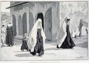 Donne musulmane in Bosnia. In Tour du monde 1/1896