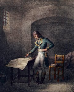 Napoleone I Bonaparte al forte di Antibes il 10 agosto da Unknown artist