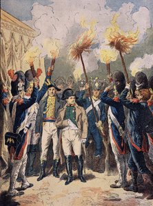 Napoleone e il suo esercito, nel dicembre 1805, alla vigilia di Austerlitz da Unknown artist