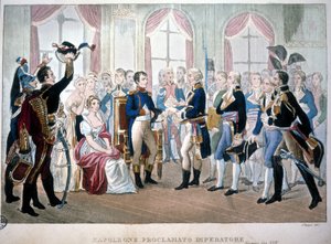 Napoleone proclamato Imperatore nel 1804 da Unknown artist
