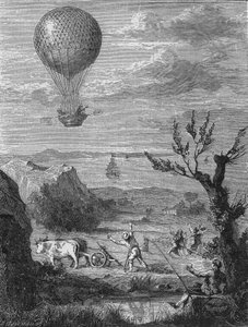 Nicolas Blanchard e il Dr. Jefferies partirono dalla costa di Dover il 7 gennaio