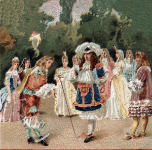 Nicolas Fouquet riceve Luigi XIV noto come Le Roi-Soleil da Unknown artist