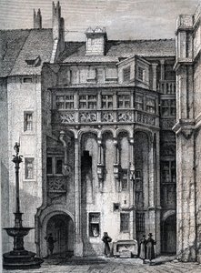 Cortile del municipio di Norimberga da Unknown artist