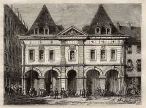 Vecchio attico del sale di Parigi, rue Saint Germain-l