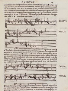 Pagina tratta da Practica Musicae di Franchino Gaffurio da Unknown artist