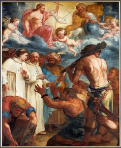 La Santissima Trinità e la redenzione degli schiavi cristiani da parte dei Trinitari da Unknown artist