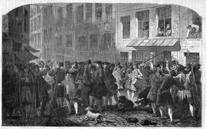 Parigi IV arrondissement - La rue Quincampoix nel 1720 all