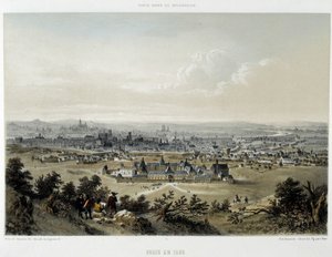 Parigi nel 1620, vista generale dalla Butte Chaumont